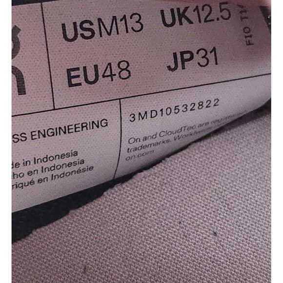 On Cloud 5 Coast Midnight Mulberry - 3MD10532822 Men's size 13 - Picture 4 of 7